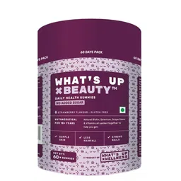 What's Up Wellness Daily Health Gummies for Healthy Hair, Skin & Nails - 60 Gummies-picture-4
