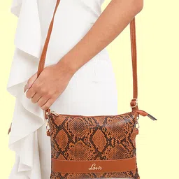 Lavie Animal Printed Structured Sling Bag-image-39