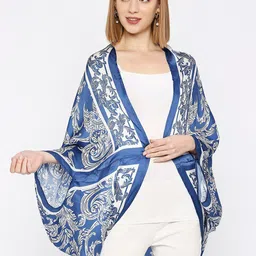Cloth Haus India Women Printed Cape Shrug image 1