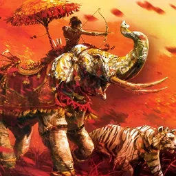 PnF Black & Orange Wooden Other Wall Painting-picture-12