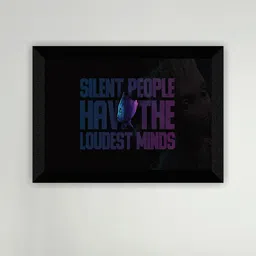 SAF Black & Purple Motivational Printed UV Coating Wall Art-image-45