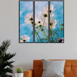 999Store Set Of 3 Daisy Flower Wall Painting-picture-17