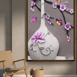 The Art House White & Pink Floral & Botanical Painted Framed Wall Art-picture-20