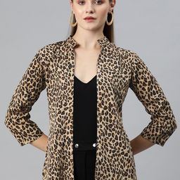 Cottinfab Animal Printed Front Open Shrug-picture-28