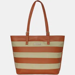 Caprese Striped Structured Shoulder Bag-picture-11
