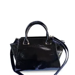 PERKED Women Textured Swagger Leather Handheld Bag image 1