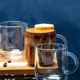 Pasabahce Set Of 6 Transparent Solid Glass Mugs 245 ml Each-picture-34