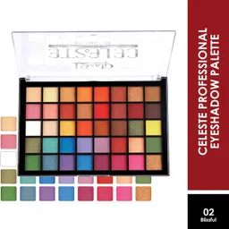 glam21 Celeste Professional Eyeshadow Palette in 40 Shades | Highly Pigmented Formula 50 g-picture-17
