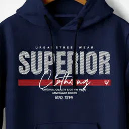 lripsome Men Full Sleeve Printed Hooded Sweatshirt image 2