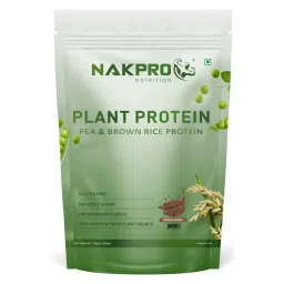 NAKPRO Vegan Plant Protein Powder (Pea Protein & Brown Rice Protein), 1kg | 25.2g Protein, 4.9g BCAA | Easy To Digest | All Essential Amino Acids for Muscle Gain and Recovery-image-30