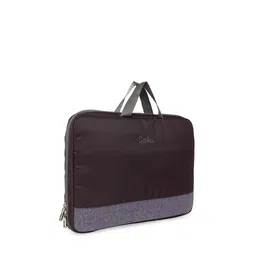 GEPACK Unisex Burgundy Polyester 15.6 Inch Laptop Bag image 3