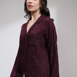 tokyo talkies Women Regular Fit Printed Spread Collar Casual Shirt image 4