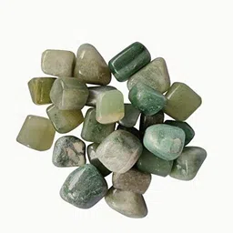 agatesvibe Crystal Tumble Stones, Standard, Green Aventurine Polished Asymmetrical Crystal Pebbles-picture-16