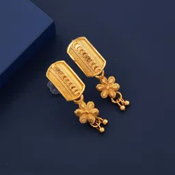 evashoppy Bestseller Combo Of 4 Traditional Temple Jewellery Earrings set Brass Drops & Danglers image 5