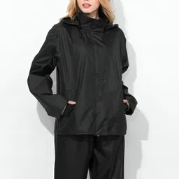 Solid Women Raincoat-image-22