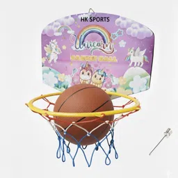 hk sports UNICORN Kids Basketball ring set Basket Ball hoop Basketboard Basketball Ring-picture-18