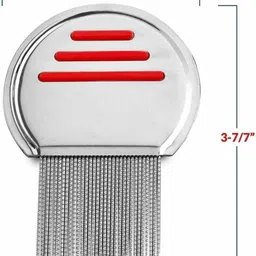 makeupia Lice Comb Stainless steel Nit & Egg For Man & women Kids babies(Pack of 1) image 3