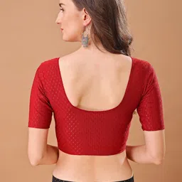 priyanka traders Round Neck Women Blouse image 3