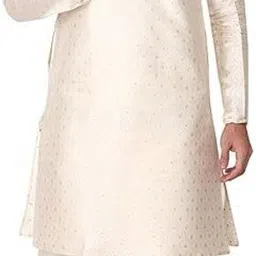 RAMESHWARAM FABRICS Dhoti for Men - Readymade - Silk Dhoti Pant - Suitable with Kurta Men Dhoti image 3