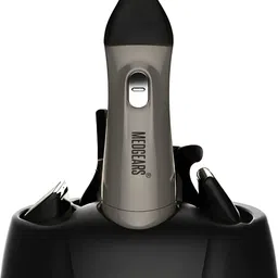 MEDGEARS Professional 5 in 1 Eyebrow Shaver Sideburns Ear Nose Hair Trimmer for Men Fully Waterproof Grooming Kit 30 min Runtime 5 Length Settings image 2