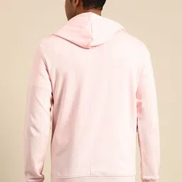 united colors of benetton Men Full Sleeve Solid Hooded Sweatshirt image 5