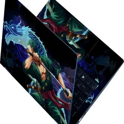 Anweshas Full Body Laptop Skin Sticker - Roronoa Zoro Dragon Self Adhesive Vinyl Laptop Decal 15.6-picture-21