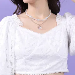 tokyo talkies Casual Regular Sleeves Solid Women White Top image 5