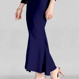 KEYU FASHION Elastic & Drawstrings Closure Solid Nylon Shapewear For Women Lycra Blend Petticoat image 4