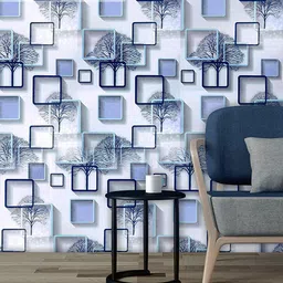 kashtbhanjan fashion hub Decorative Blue Wallpaper-picture-22