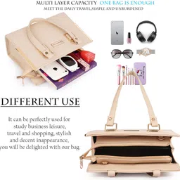 golden star Women Beige Hobo image 3