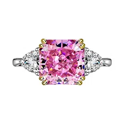 Designs & You Silver-Plated American Diamond Studded Finger Ring image 2