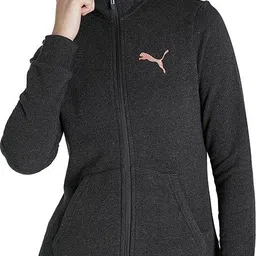 puma Women's Graphic Sweat I Women Solid Casual Jacket-picture-16