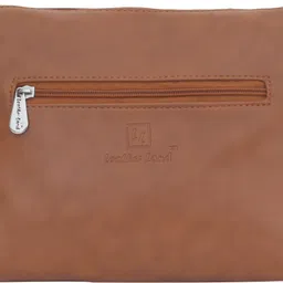 leather land Tan Women Sling Bag - Medium Italian Barfi sling in Tan image 4