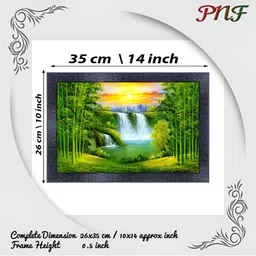 PnF Black & Green Canvas Floral and Botanical Wall Art image 2