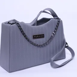 pursivo Women Grey Messenger Bag image 1