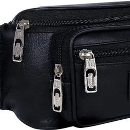 Axen Artificial Leather Waist Bag For Money, Belt, Phone, Cards, Document and Books Artificial Leather Waist Bag-picture-12