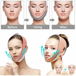 sevenspace V-line Facial Slimming Belt V-Line for Chin and Cheeks Anti-Wrinkle Ultra Thin Face Shaping Mask image 4