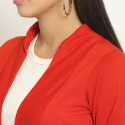 Rute Women Red Open Front Shrug image 2