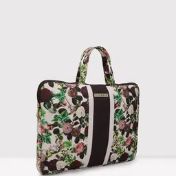 Caprese Floral Printed Oversized Structured Handheld Bag image 2