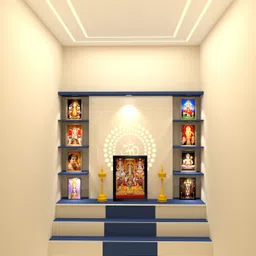 mr think LAKSHMI,GANESH AND SARASWATI Religious Frame image 3