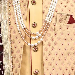 Diamond Style Embroidered Sherwani image 5