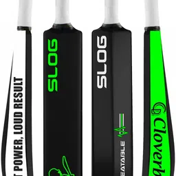 cloverbyte Slog Heavy Duty (34 X 4.5 inches) ,Full Size Premium PVC/Plastic Cricket Bat For 15+ Yrs-picture-18