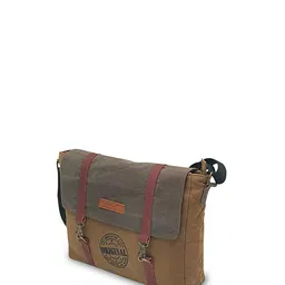 The House of Tara Unisex Typography Printed Messenger Bag image 2