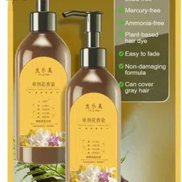 chiwa Japanese glossy black hair shampoo dye long lasting men and women ,Black image 4