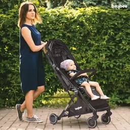 baybee Convertible Baby Pram Stroller with Car Seat, Baby Stroller with Metal Frame Stroller image 5