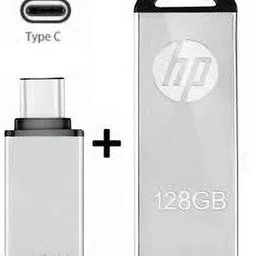 HP V220w Metal high speed 128 GB OTG Drive Compatible with Laptop, Mobile USB 2.0, USB 3.0 Metal Case-picture-25