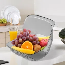 mixen Rice Washer Strainer, Washing Bowl Strainer Multi-Functional Plastic Fruit & Vegetable Basket-picture-20