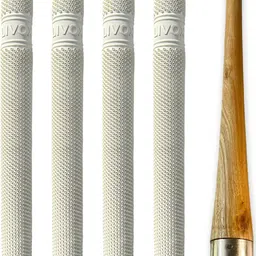 livox 4 Pure White Octopus Texture Cricket Bat Handle Grips And Wooden Cone Super Tacky-picture-13