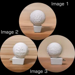 paru3dart Lord Ganesha LED Night Lamp / Divine Ganpati Ji God Lamp (Pack of 1) Night Lamp image 5