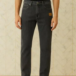 classiccreation Men Slim Mid Rise Black Jeans image 1